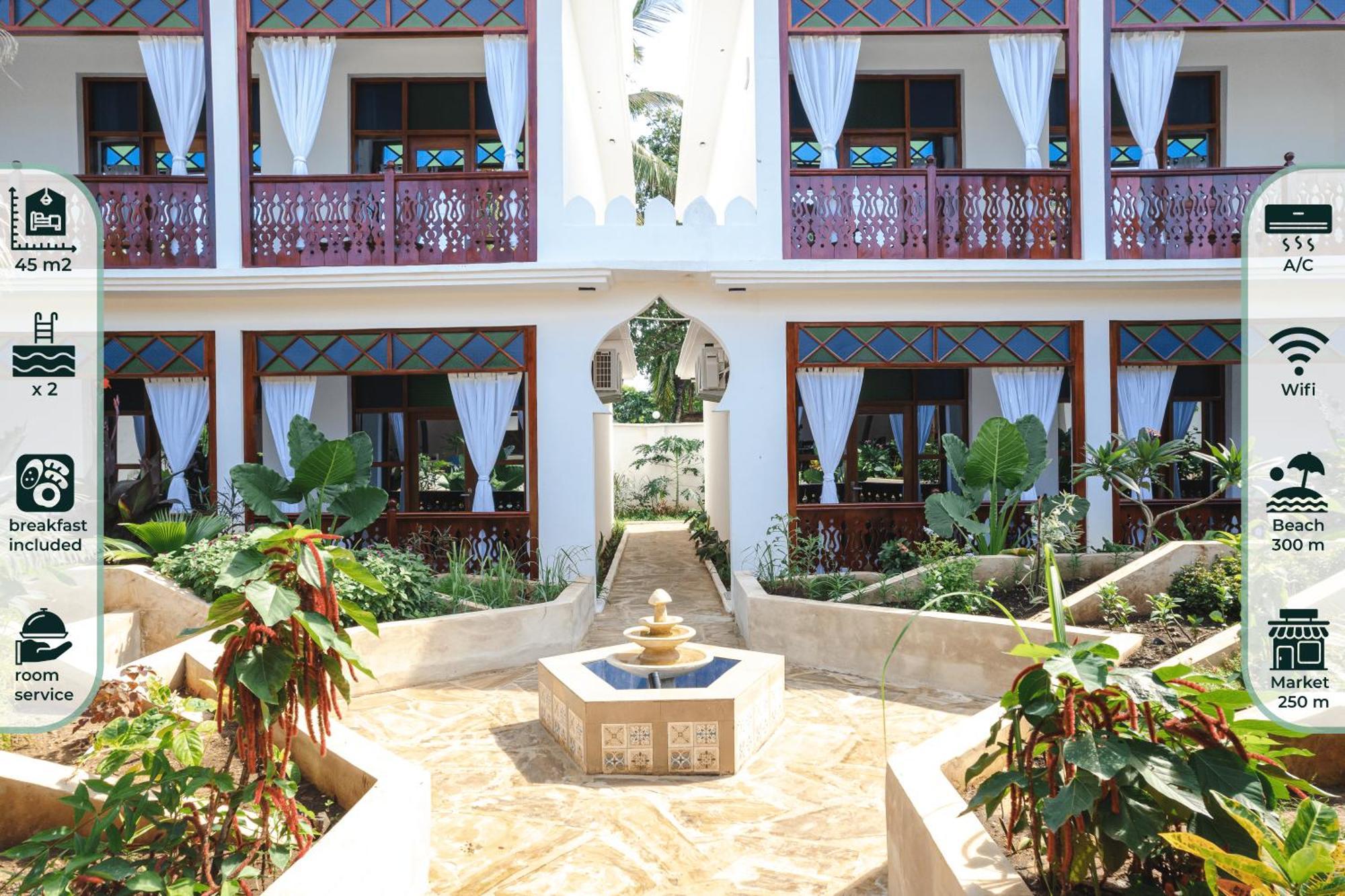 Tasneem Islamic Luxury Suites Jambiani  Esterno foto
